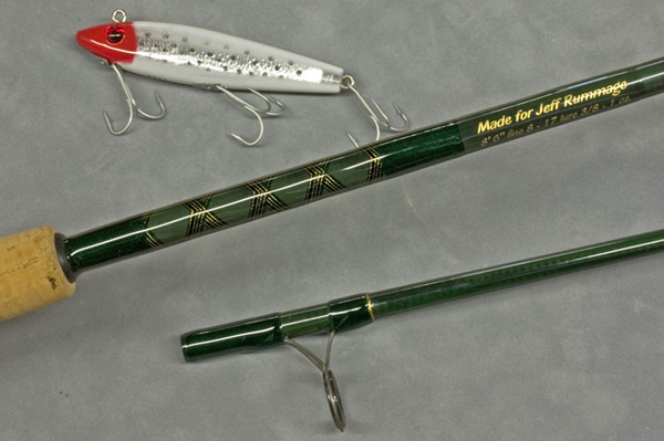 Custom rod with lure